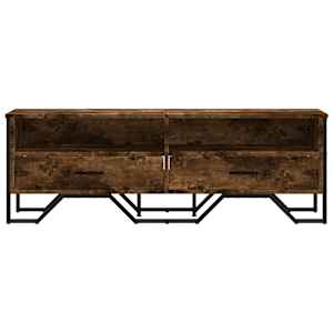 TV skříňka kouřový dub 122 x 34 x 41 cm kompozitní dřevo - obrázek 4