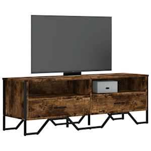 TV skříňka kouřový dub 122 x 34 x 41 cm kompozitní dřevo - obrázek 1