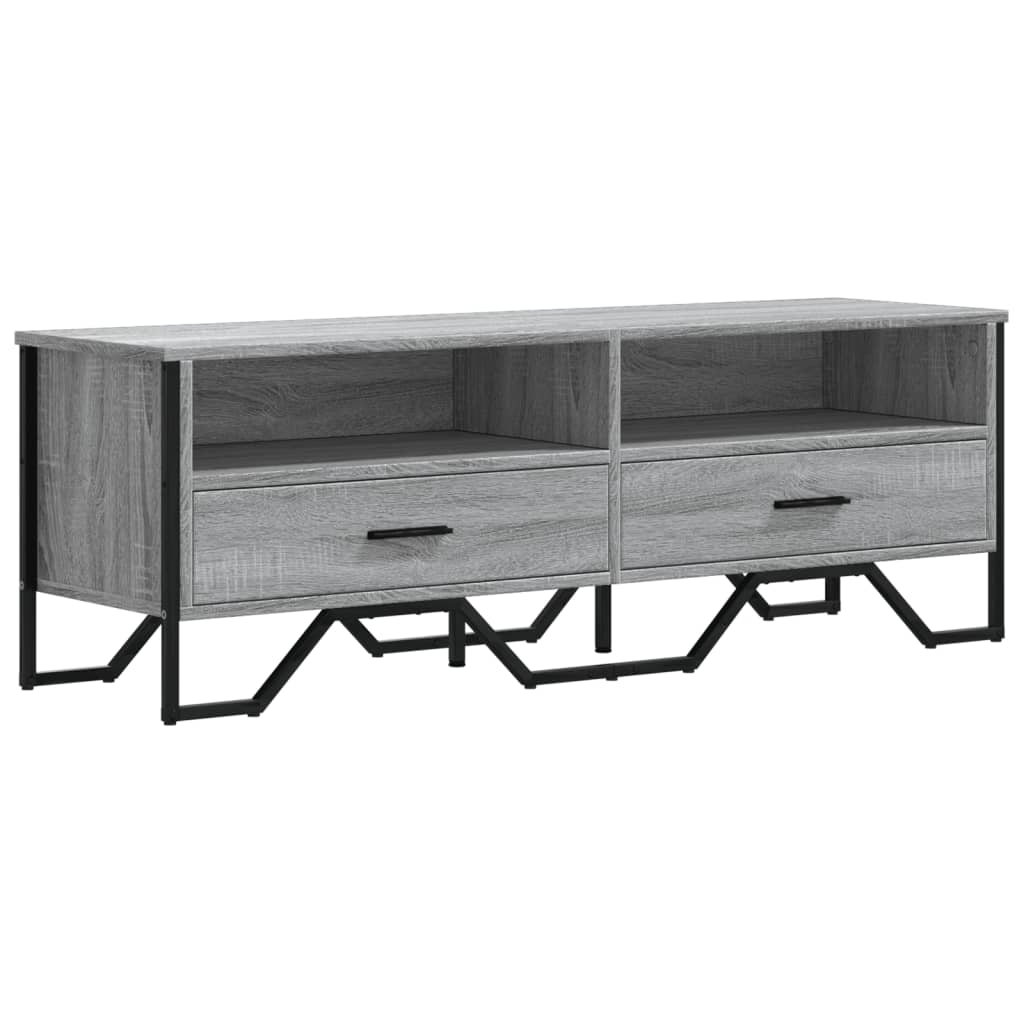 vidaXL TV skříňka šedá sonoma 122 x 34 x 41 cm kompozitní dřevo
