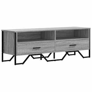 TV skříňka šedá sonoma 122 x 34 x 41 cm kompozitní dřevo - obrázek 2