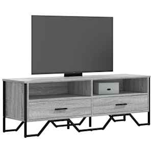 TV skříňka šedá sonoma 122 x 34 x 41 cm kompozitní dřevo - obrázek 1
