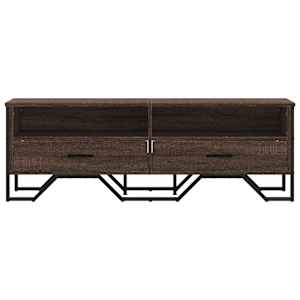 TV skříňka hnědý dub 122 x 34 x 41 cm kompozitní dřevo - obrázek 4