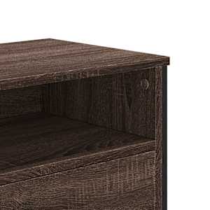 TV skříňka hnědý dub 122 x 34 x 41 cm kompozitní dřevo - obrázek 8