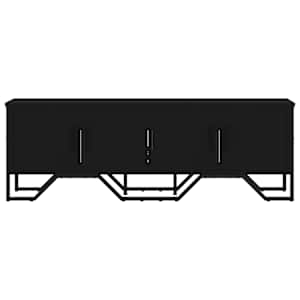 TV skříňka černá 122 x 34 x 41 cm kompozitní dřevo - obrázek 4