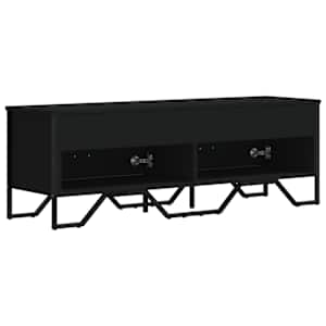 TV skříňka černá 122 x 34 x 41 cm kompozitní dřevo - obrázek 6