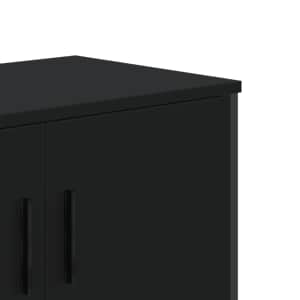 TV skříňka černá 122 x 34 x 41 cm kompozitní dřevo - obrázek 8