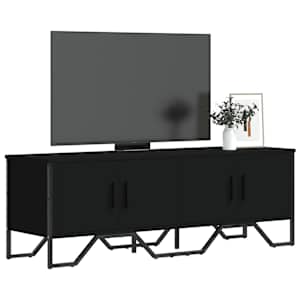 TV skříňka černá 122 x 34 x 41 cm kompozitní dřevo - obrázek 1