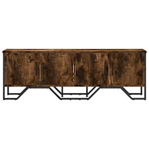TV skříňka kouřový dub 122 x 34 x 41 cm kompozitní dřevo - obrázek 4