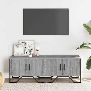 TV skříňka šedá sonoma 122 x 34 x 41 cm kompozitní dřevo - obrázek 3