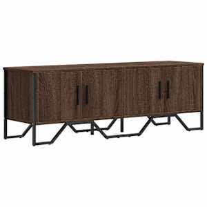 TV skříňka hnědý dub 122 x 34 x 41 cm kompozitní dřevo - obrázek 2