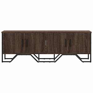 TV skříňka hnědý dub 122 x 34 x 41 cm kompozitní dřevo - obrázek 4