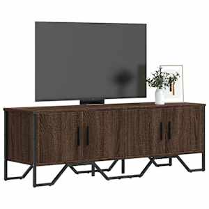 TV skříňka hnědý dub 122 x 34 x 41 cm kompozitní dřevo - obrázek 1