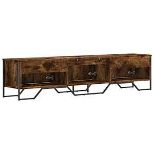TV skříňka kouřový dub 180 x 34 x 41 cm kompozitní dřevo - obrázek 6
