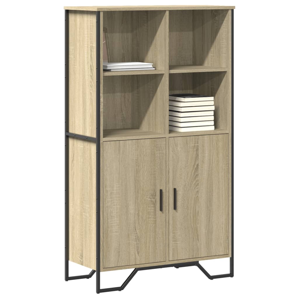 Highboard Sonoma-Eiche 79,5×35,5×137,5 cm Holzwerkstoff