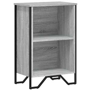 vidaXL raamatualus, hall Sonoma tamm, 50x31x74,5 cm, tehispuit
