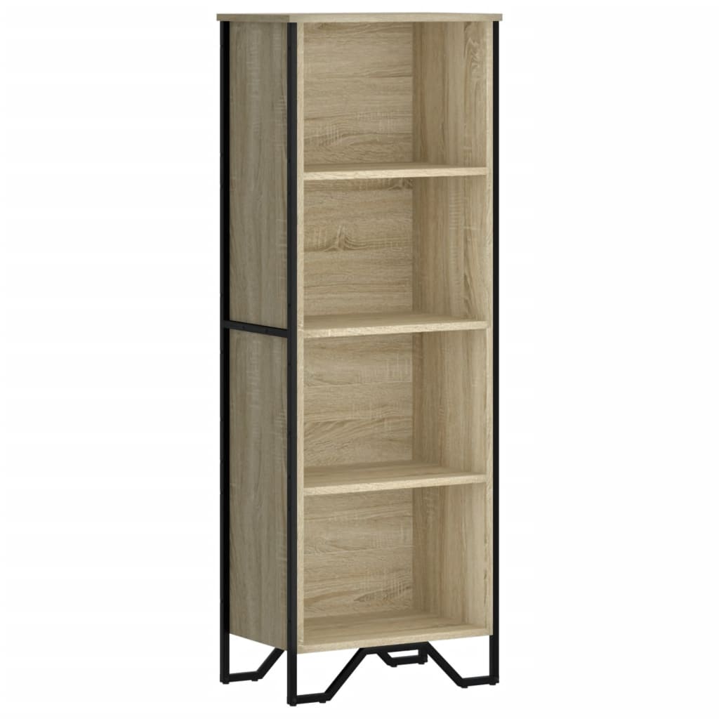 vidaXL Knihovna dub sonoma 50 x 31 x 137,5 cm kompozitní dřevo