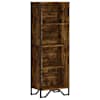 vidaXL raamaturiiul, suitsutatud tamm, 50 x 31 x 137,5 cm, tehispuit