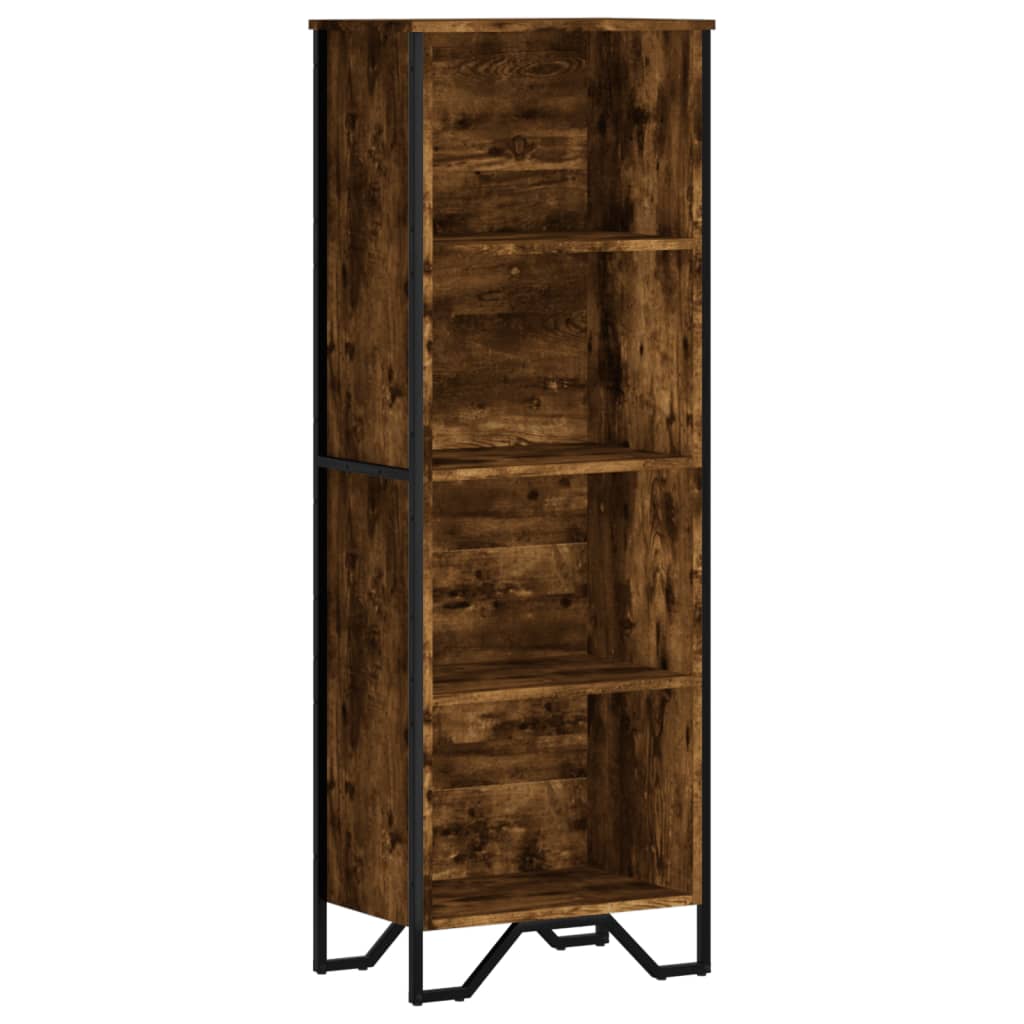 vidaXL Knihovna kouřový dub 50 x 31 x 137,5 cm kompozitní dřevo