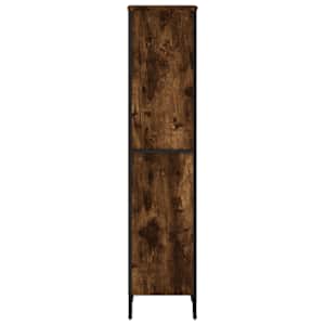 Knihovna kouřový dub 50 x 31 x 137,5 cm kompozitní dřevo - obrázek 5