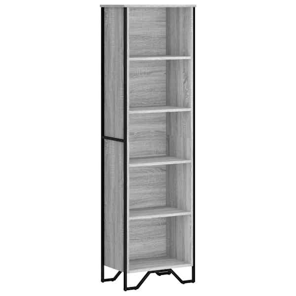 vidaXL raamaturiiul, hall Sonoma tamm, 50x31x169 cm, tehispuit