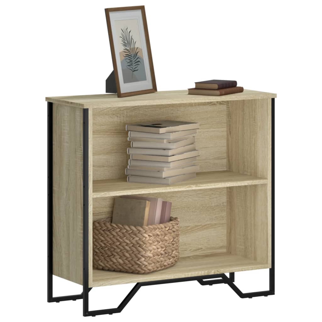 vidaXL Bücherregal Sonoma-Eiche 80x31x74,5 cm Holzwerkstoff