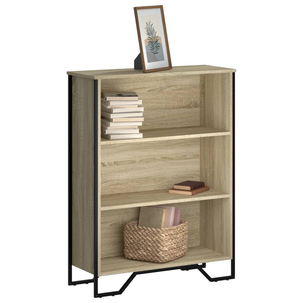 vidaXL Bücherregal Sonoma-Eiche 80x31x106 cm Holzwerkstoff