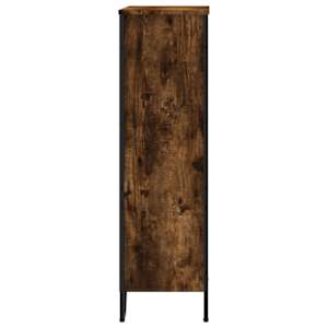 Knihovna kouřový dub 80 x 31 x 106 cm kompozitní dřevo - obrázek 5