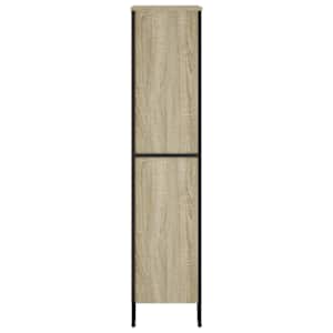 Knihovna dub sonoma 80 x 31 x 137,5 cm kompozitní dřevo - obrázek 5