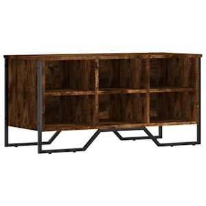vidaXL jalatsikapp, suitsutatud tamm, 90x38x45,5 cm, tehispuit