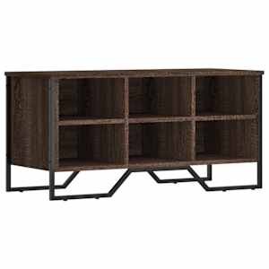 vidaXL kingakapp, pruun tamm, 90x38x45,5 cm, tehispuit