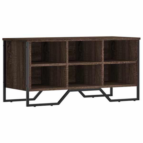 vidaXL kingakapp, pruun tamm, 90x38x45,5 cm, tehispuit