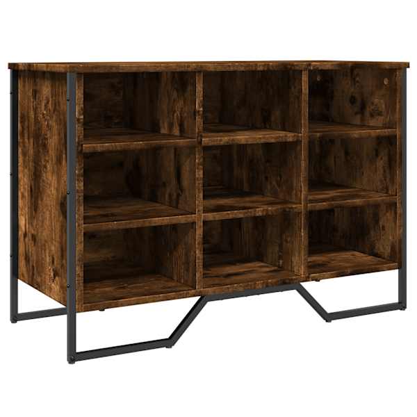 vidaXL kingakapp, suitsutatud tamm, 90x38x61,5 cm, tehispuit