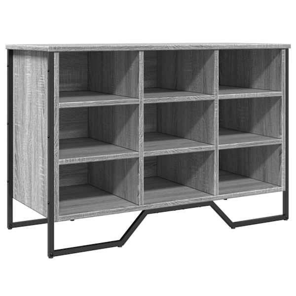vidaXL jalatsikapp, hall Sonoma tamm, 90x38x61,5 cm, tehispuit