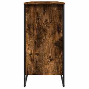 Botník kouřový dub 80 x 38 x 78 cm kompozitní dřevo - obrázek 5