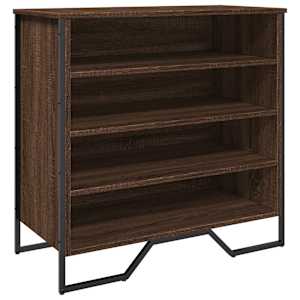 vidaXL kingakapp, pruun tamm, 80 x 38 x 78 cm, tehispuit