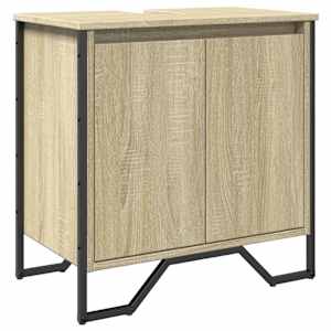 Koupelnová skříňka pod umyvadlo dub sonoma 60x35x60 cm kompozit - obrázek 2