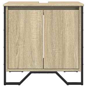 Koupelnová skříňka pod umyvadlo dub sonoma 60x35x60 cm kompozit - obrázek 4