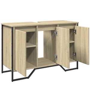 Koupelnová skříňka pod umyvadlo dub sonoma 91x35x60 cm kompozit - obrázek 8
