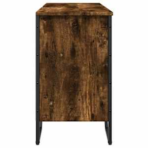Koupelnová skříňka pod umyvadlo kouřový dub 91x35x60cm kompozit - obrázek 5