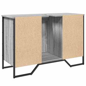 Koupelnová skříňka pod umyvadlo šedá sonoma 91x35x60cm kompozit - obrázek 6