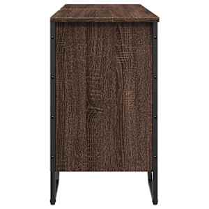 Koupelnová skříňka pod umyvadlo hnědý dub 91x35x60 cm kompozit - obrázek 5