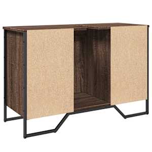 Koupelnová skříňka pod umyvadlo hnědý dub 91x35x60 cm kompozit - obrázek 6