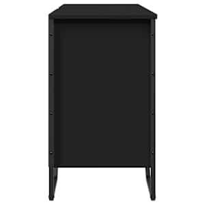 Koupelnová skříňka pod umyvadlo černá 91x35x60 cm kompozit - obrázek 5