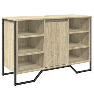Koupelnová skříňka pod umyvadlo dub sonoma 91x35x60 cm kompozit - obrázek 2
