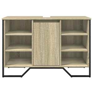 Koupelnová skříňka pod umyvadlo dub sonoma 91x35x60 cm kompozit - obrázek 4