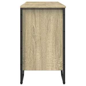 Koupelnová skříňka pod umyvadlo dub sonoma 91x35x60 cm kompozit - obrázek 5