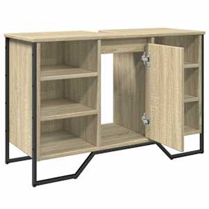 Koupelnová skříňka pod umyvadlo dub sonoma 91x35x60 cm kompozit - obrázek 8