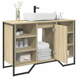 Koupelnová skříňka pod umyvadlo dub sonoma 91x35x60 cm kompozit