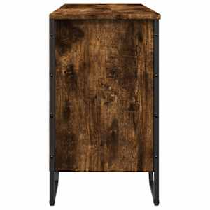 Koupelnová skříňka pod umyvadlo kouřový dub 91x35x60cm kompozit - obrázek 5