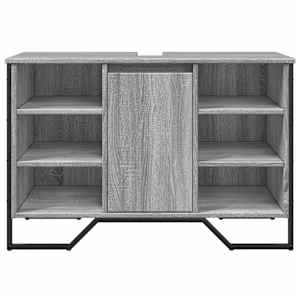 Koupelnová skříňka pod umyvadlo šedá sonoma 91x35x60cm kompozit - obrázek 4